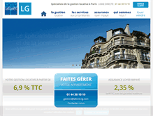 Tablet Screenshot of laforet-lg.com